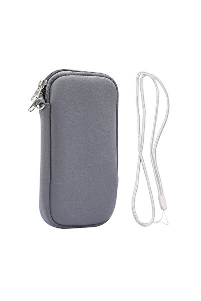 Choice حقيبة هاتف عالمية رمادية من النيوبرين، مقاس 6.7-6.9 بوصة، متوافقة مع ه...