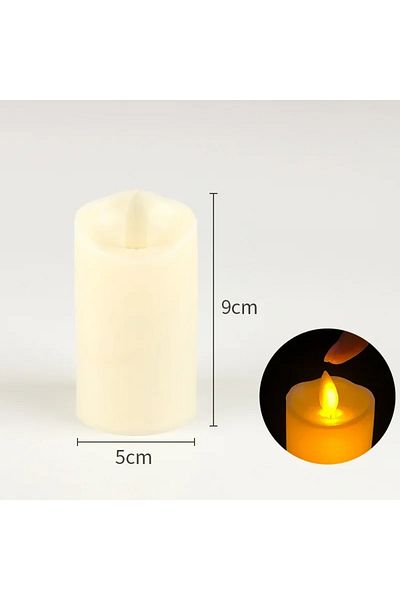 Choice 5cm-9cm LED Electric Candle Lamp Swing Flameless Candles Battery Powered Candles for Birthday Party