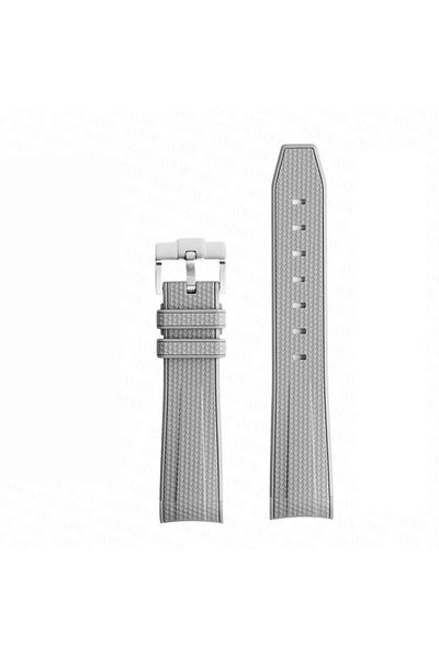 Choice 20mm light grey Watch Band for Omega X Swatch Joint MoonSwatch Strap for Seamaster 300 Men Women 20m
