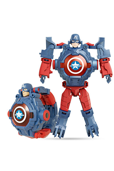 Miniso MD 24 صورة أزياء 24 نمط عرض ساعات سبايدرمان للأطفال للأولاد روبوت متحول احترافي