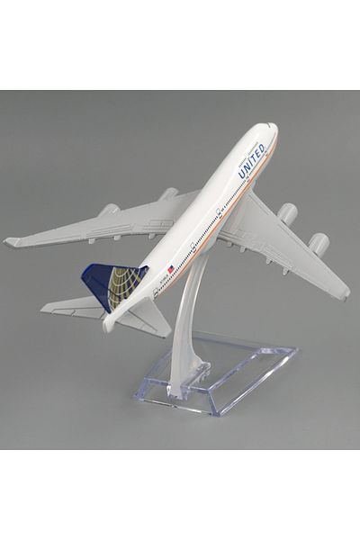 Choice 16cm B747 Plane Model Kit B747 United Airlines Souvenir 16cm Alloy Metal Aircraft Model 1:400 Scale