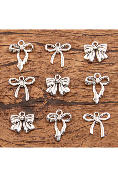 Choice Mix 20Pcs 3 Style Metal Alloy Cute Hollow Bow Charms Holiday Gifts Pen...