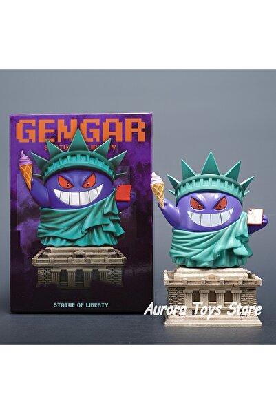 Choice1 بانداي، مع علبة البيع بالتجزئة، مجسم شخصية أنمي بوكيمون غينغار، زي تن...