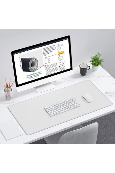 Choice 90x40 cm Silver Computer Laptop Mouse Pad Office Women Large Pink Minimalist Desk Mat Girls Xxl 3MM