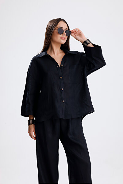 COLLECTİON Παντελόνι Gabriel 100% Λινό