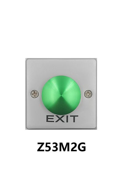 Choice Z53 No/com Zinc Alloy Exit Button Switch Push Exit Button Door Release Switch For Access Control Sys