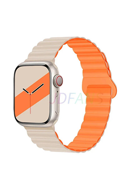 Choice 42mm 44mm 45mm 49mm 11 starlight orange Magnetic Strap For Watch Bands...