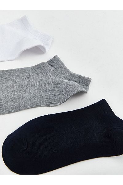 LC Waikiki New Season Boy's Bamboo Sneaker Socks 5-Piece - S5Et20Z4