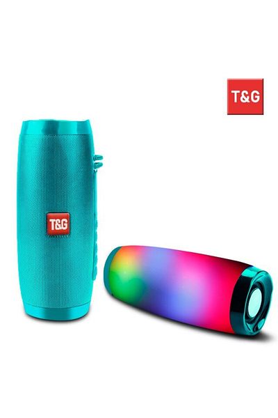 Choice Green Bluetooth Speaker TG157 LED Flashing Soundbar Portable Outdoor Indoor Subwoofer Loudspeaker Su