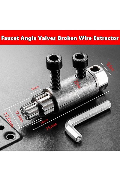 Choice Gold Universal Faucet Angle Valves Damage Screw Extractor Broken Wire Slide Tooth Removal Tool Water