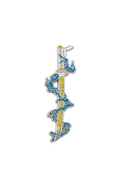 Choice X00276-15 Anime Demon Slayer Enamel Pins Brooch Kimetsu no Yaiba Sword Weapon Badge Fans Cosplay Sou