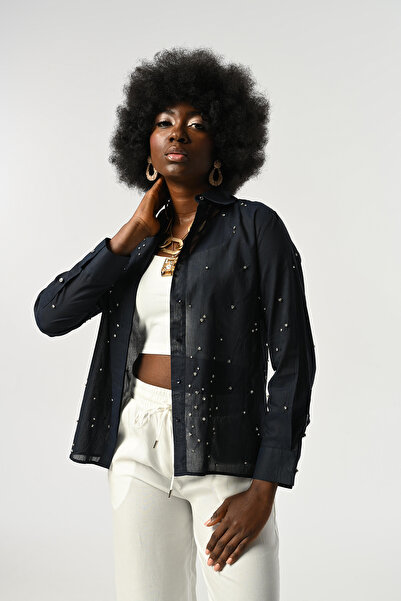 Orfeo Negro ЖІНОЧА ТОНКА СОРОЧКА З ВИШИВКОЮ