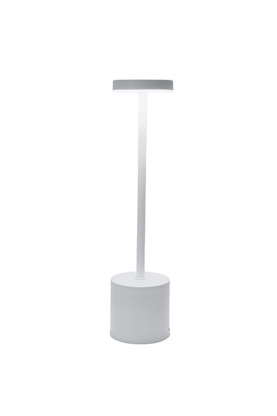 Choice changeable WHITE Simple LED Rechargeable Touch Metal Table Lamp Three Colors Bedside Creative Ambien