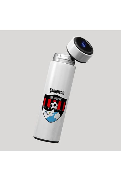 ZERYA Van Spor - Van Spor Digital Display Steel Thermos - 450 ml - Wan Spor Thermos