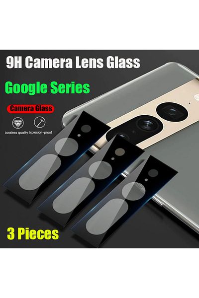 Choice Tempered Glass 3 Pieces Goolge 7 3pcs Camera Lens Protector For Google Pixel 8 Pro 7 6 Pro Case Frie