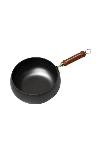 Choice without lid Nonstick Wok No Coating Gas Boiling Stir Fry Pan for Restaurant Camping Home Stovetop In