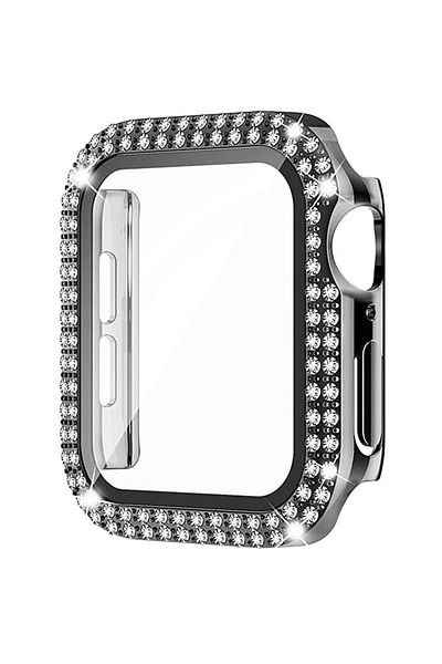 Choice 40mm series 654 SE black Cover For Apple watch Case 45mm 41mm 44mm 40mm 38mm 42mm Diamond Tempered G
