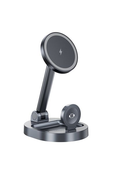 Vikefon 3 IN 1 3 In 1 Magnetic Wireless Charger Stand Pad For Magsafe iPhone 16 15 14 13 12 Pro Max Apple W