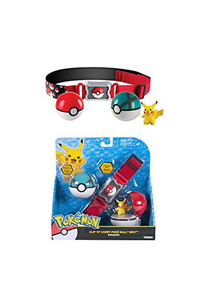 Choice4 NO box zhan pi ka Pokémon Belt Set Toy Pokémon Ball Belt Battle Monster Doll Pokémon Pikachu Eevee C