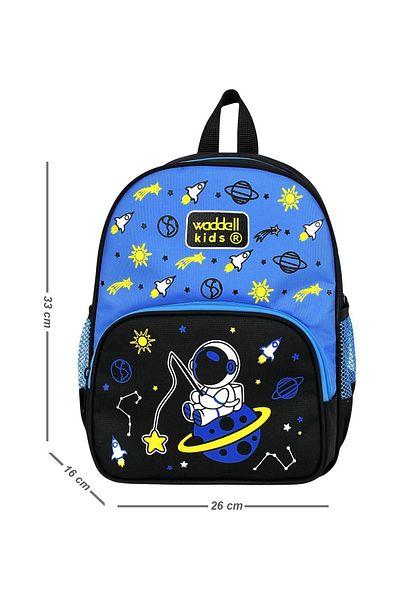 KAFF Astronaut Patterned Preschool Boy Kindergarten Backpack - 24115
