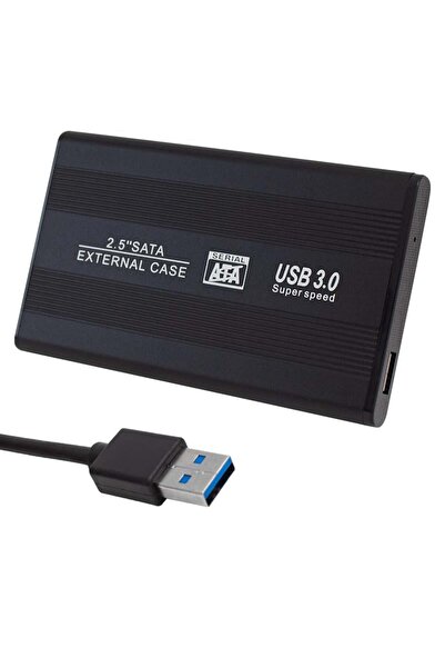 Powermaster علبة محرك أقراص ثابتة USB 3.0 Sata مقاس 2.5 بوصة