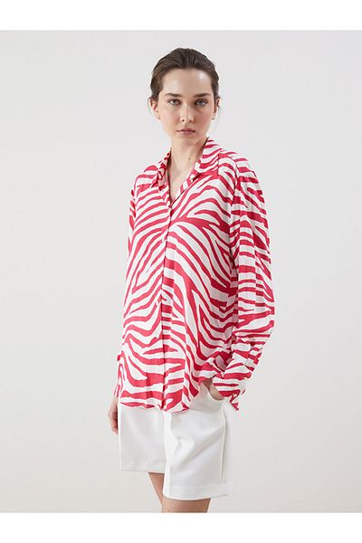 LC Waikiki New Season Patterned Women's Shirt Tunic - S5Kq50Z8