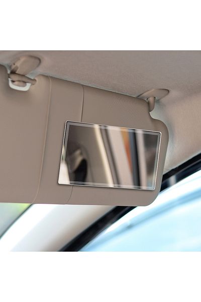 Choice Large 15x8cm 1PCs Large 15x8cm Car Sun Visor Mirror Car Interior Rectangular Dressing Makeup Mirror