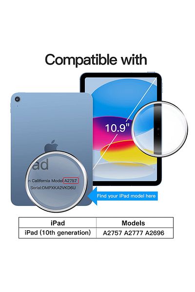 Choice iPad 10th 10.9 Inch 9H Tempered Glass For iPad 10th Gen 10.9 Inch 2022 Screen Protector A2696 A2757
