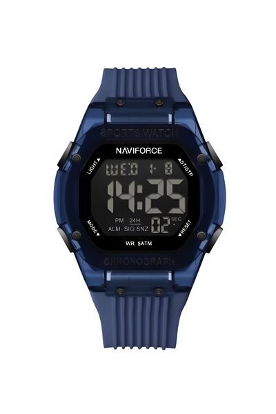Naviforce Men’s Digital Sports Watch – Waterproof, LCD Display, Silicone Strap