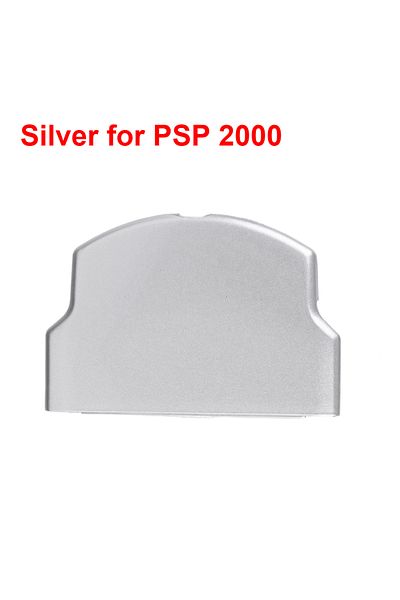 ALLOYSEED Silver for PSP2000 Battery Back Cover Door Case Repair Parts Replacement Battery Back Cover Case She
