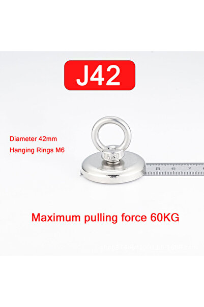 Choice SNJ42 Super Strong Neodymium Fishing Magnet Hook N52 Heavy Duty Rare E...