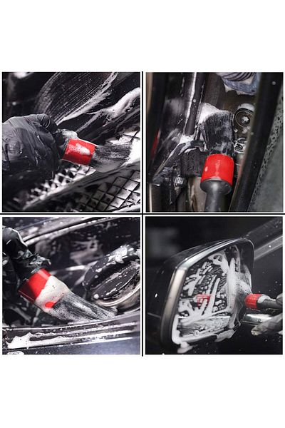 OEM Set of 5 professional brushes for cleaning car interior and exterior, body elements, dashboard, rims