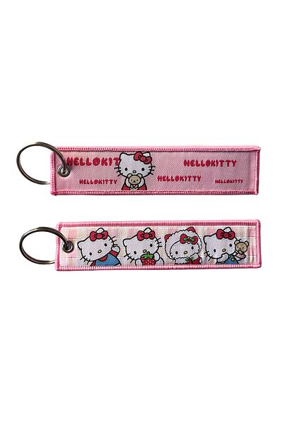 Miniso KS-01 2023 Anime embroidery Key Jet Tag Personalized Key chain Personalized Key Fobs Cartoon Keychai