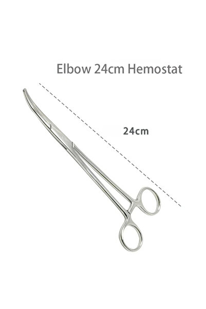 Choice11 ملقط مرقئ من الفولاذ المقاوم للصدأ مقاس 24 سم ملقط وعائي مشابك جراحي...