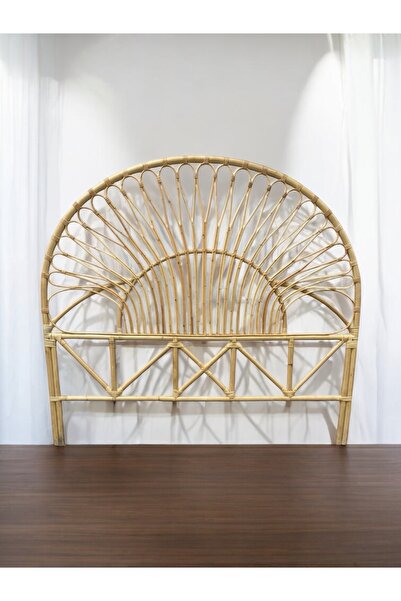 VERSA Bambu Çift Kişilik Yatak Başlığı 160 Cm,rattan Çift Kişilik Yatak Başlığı
