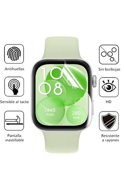 Choice 5PCS Huawei Watch Fit 3 5PCS Screen Protector For Huawei Watch Fit 3 Anti Scratch Clear TPU Hydrogel