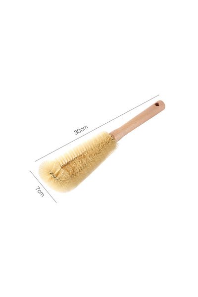 Choice 30x7cm Kitchen cleaning tools Drink bottles Glass scrubbers Cleaning brush Wooden bottle cleaning br