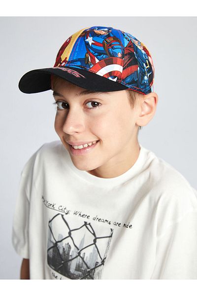LC Waikiki New Season Avengers Printed Boy's Cap - S5Ar74Z4