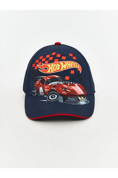 LC Waikiki Navy Blue Printed Boy's Cap Hat