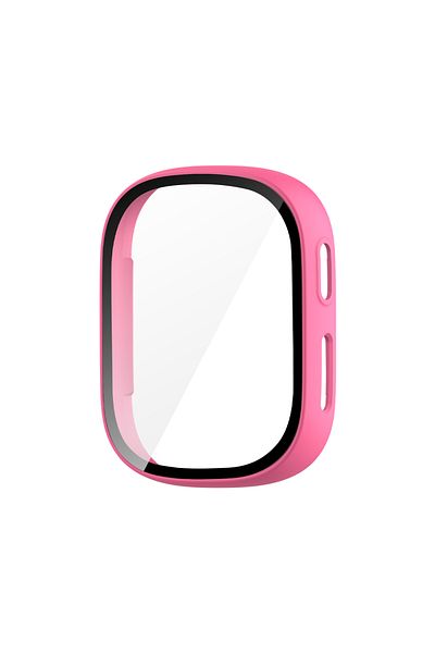 Choice for Xplora X6 Play Pink Case for Xploar X6 Play Kids Smart Watch Screen Protector Hard Full All-Arou