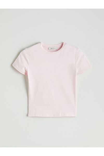 LC Waikiki Νέα σεζόν Crew Neck Γυναικείο Tisort - S54623Z8