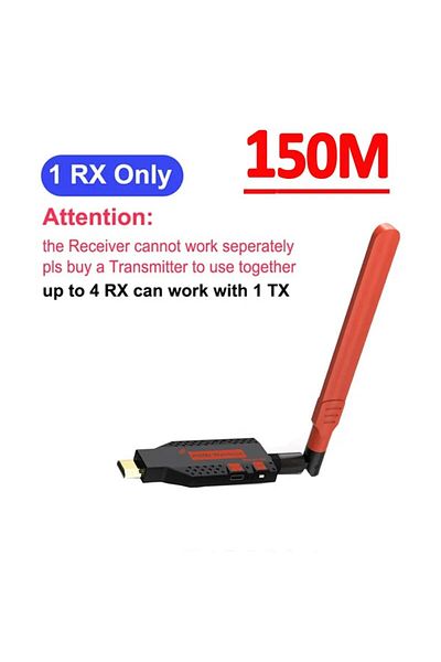 Choice 150M RX 1080P 150m Wireless HDMI Extender 1 TX to 4 Splitter Video Transmitter Receiver for PS4 Came