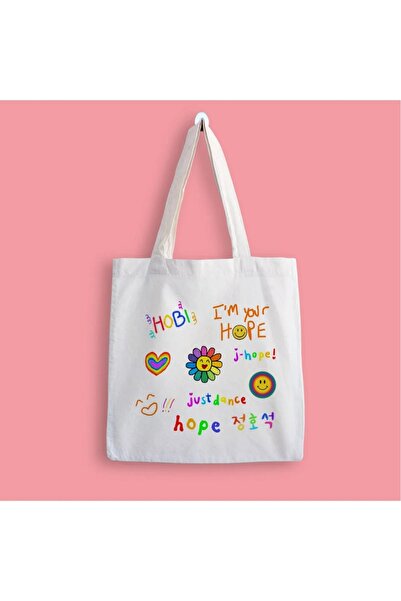 KİDOL Bts J-Hope Printed Cloth Bag