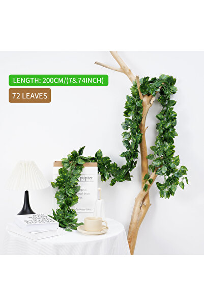 Choice قطعة واحدة من أوراق الشجر الخضراء، قطعة واحدة من نبات اللبلاب الاصطناع...