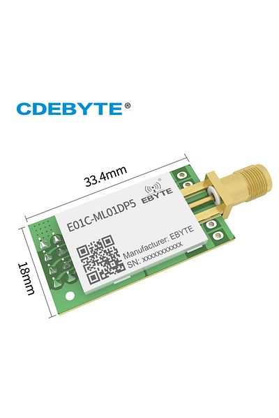 Choice Si24R1 2.4GHz PA LNA rf SPI Module 100mW 20dBm E01C-ML01DP5 CDEBYTE 2.5km Long Range Wireless Tra...