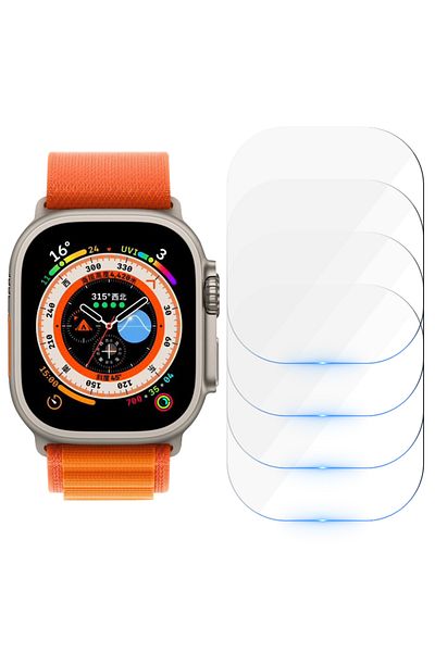 Choice 49MM iwatch ultra 4PCS Tempered Glass for Apple Watch Ultra 2/Ultra Screen Protector [49mm], Tempere