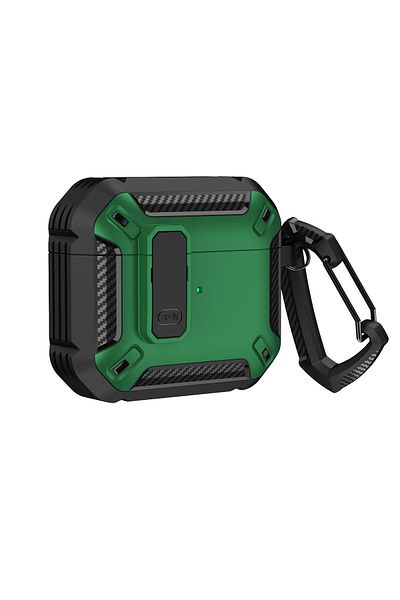 Choice For Airpods Pro Black Green Luxury TPU+PC Switch Earphone Case Box For Apple Airpods Pro 2 1 Shockpr