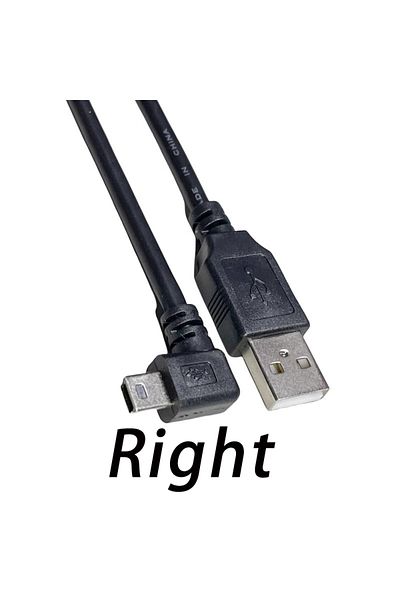 Choice 3m Right 90 degree elbow mini usb data line up and down left and right elbow T-port V3 mini miniusb