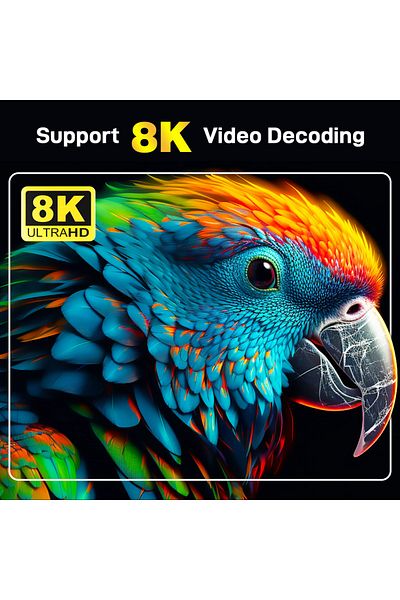 Kebidumei EU Plug 4G 64G Android 14 TV Box Bluetooth 5.2 ATV 8K 4K Set Top Box 4GB 64GB AV1 S905W2 Quad Core 2