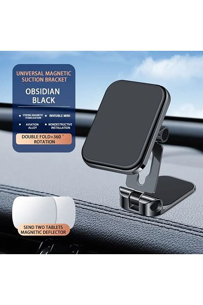 Choice Obsidian black Newmagnetic Attraction Universal Instrument Panel Mobile Phone Holder Universal Magne